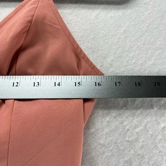 FOREVER 21 Dress Size M Cocktail Cami Mini Bow Backless Spaghetti Strap Pink - Picture 9 of 11